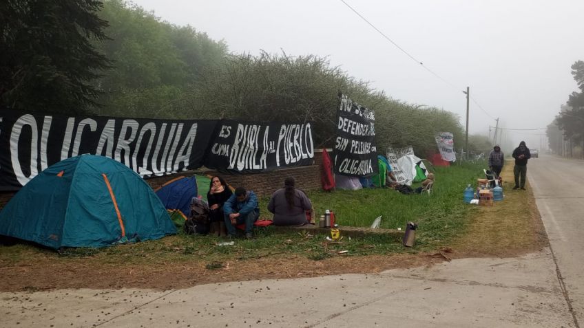 Griselda Altamirano y su agrupación acampan en la Sociedad Rural previo a la Expotan