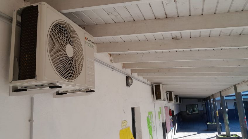 El Municipio realizó las obras de climatización de las escuelas Técnica 2 y las Secundaria 4
