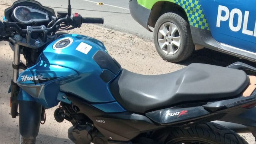 Choque entre auto y moto dejó un herido
