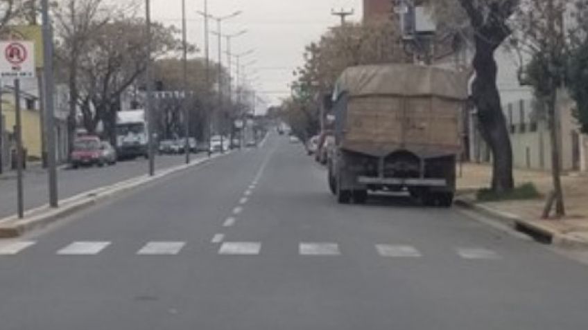Estrellas Amarillas denunció a vehículos de gran porte estacionados en lugares no permitidos