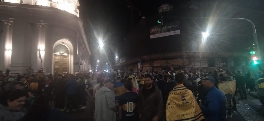 El título de Boca también se festejó en Tandil 