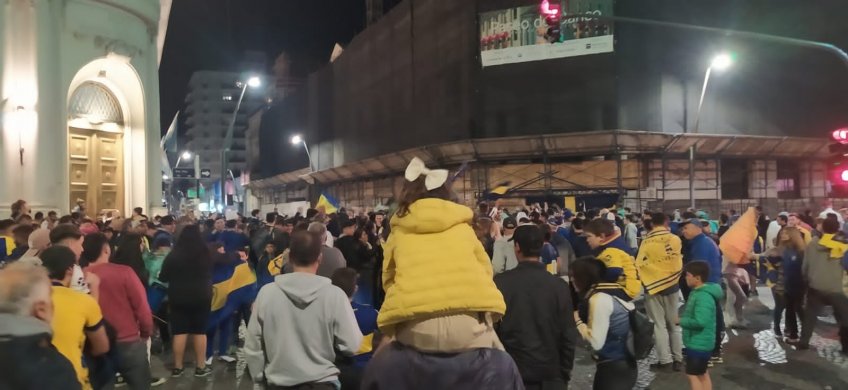 El título de Boca también se festejó en Tandil 