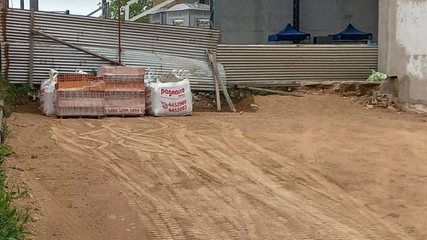  Playón deportivo por calle Arana que será hormigonado.