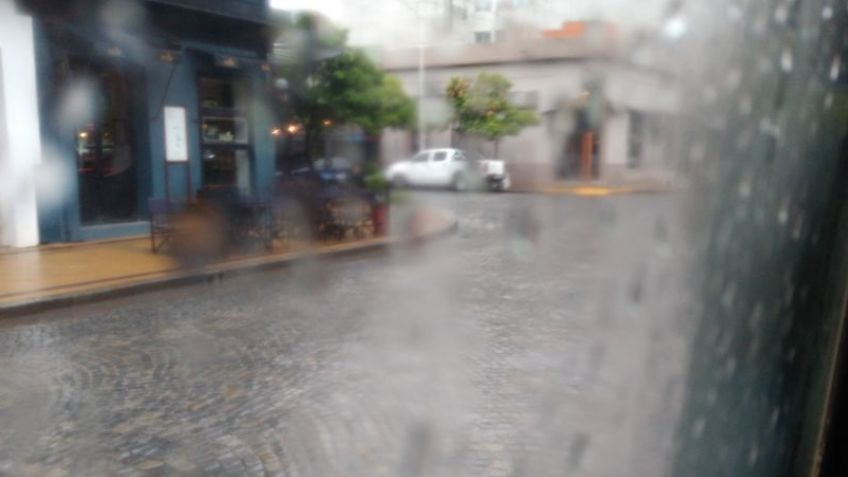 Probabilidad de chaparrones para el lunes