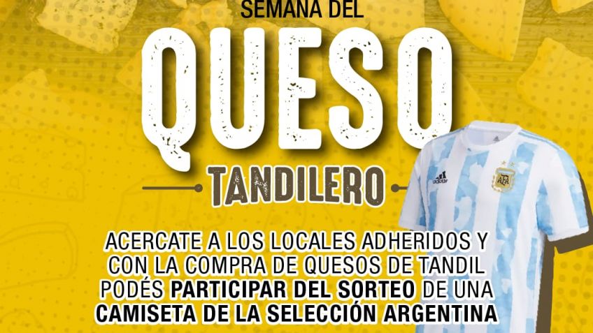 Semana del Queso Tandilero: Cómo ganar una camiseta de la Selección