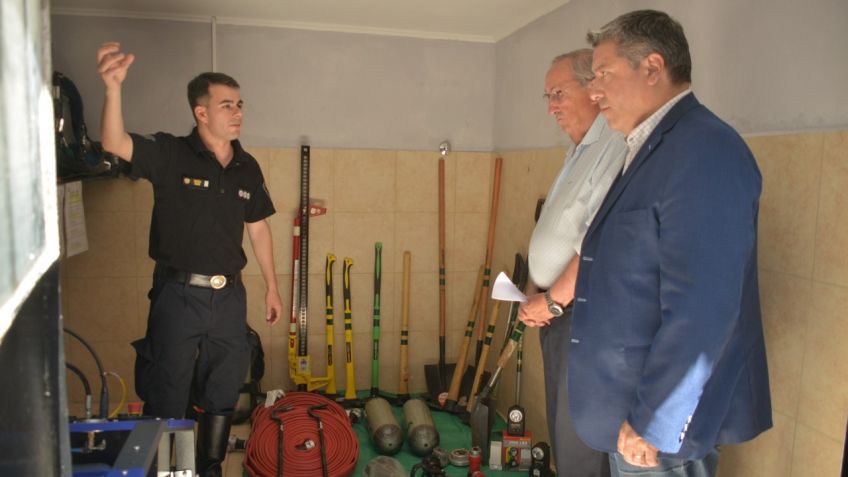 Bomberos presentó el equipamiento adquirido con subsidios que entregó el Municipio
