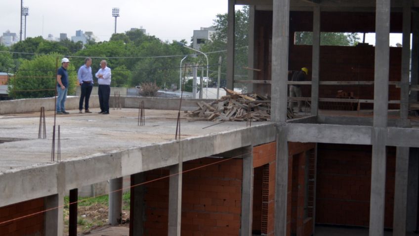 El edificio para el Conservatorio y el IPAT ya avanzó más de un 40% en su construcción 