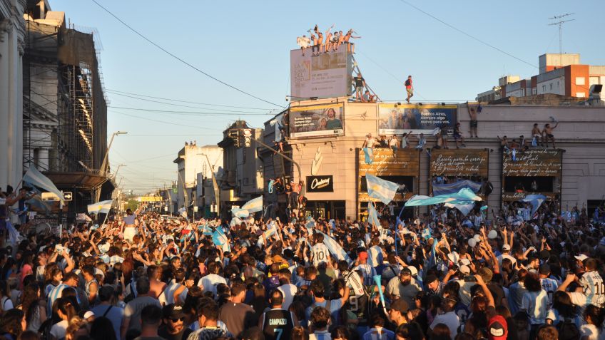 ¡Vamos, Argentina!: el centro fue una fiesta con el pase a la final de la selección