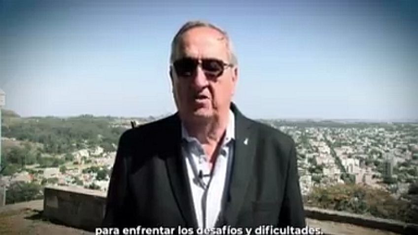 Lunghi compartió en sus redes un mensaje por las Fiestas para todos los tandilenses