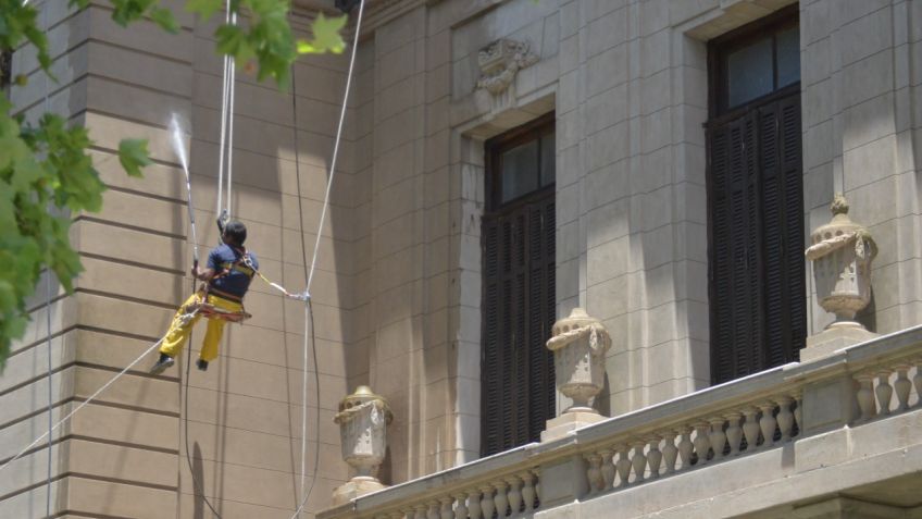 Trabajos de mantenimiento para poner en valor distintos sectores del Palacio Municipal