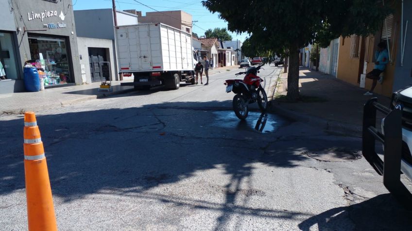 Motociclista accidentado en Villa Italia resultó con traumatismo de cráneo
