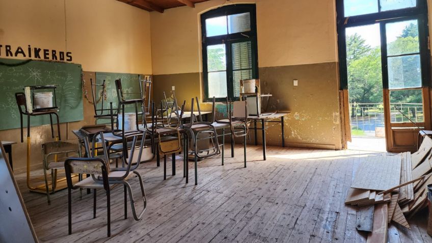 El Consejo Escolar avanza con importantes obras de refacción en la Escuela Granja