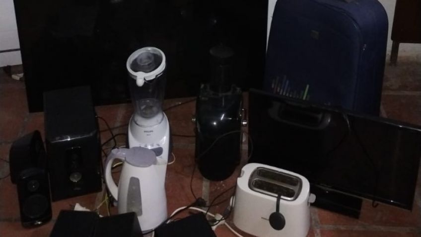 Recuperan electrodomésticos sustraídos de una vivienda