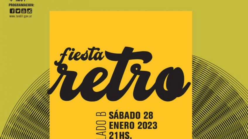 El sábado se desarrollará la segunda Fiesta Retro en el Punto de Encuentro