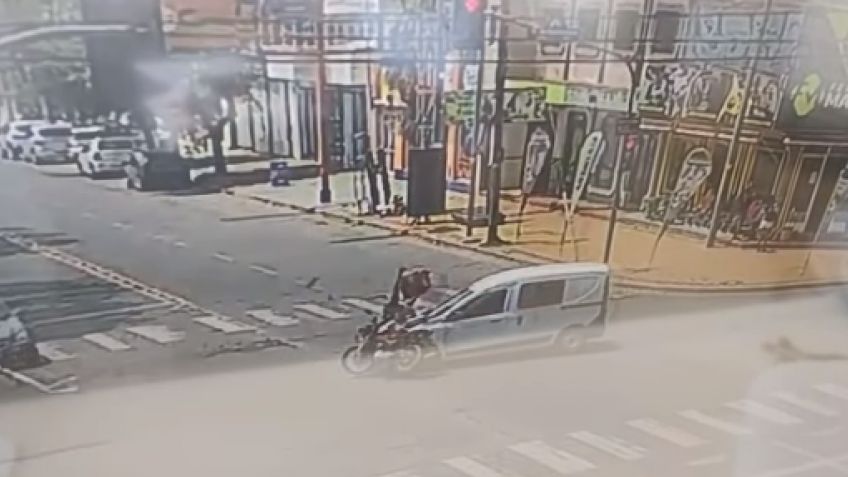 Video: así fue el impactante choque en Marconi y 11 de septiembre