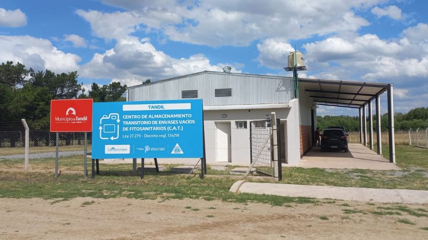 Ya funciona un nuevo Centro de Almacenamiento transitorio de Bidones Fitosanitarios