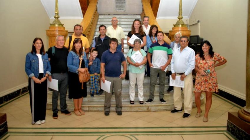 El Municipio entregó actas de bien de familia