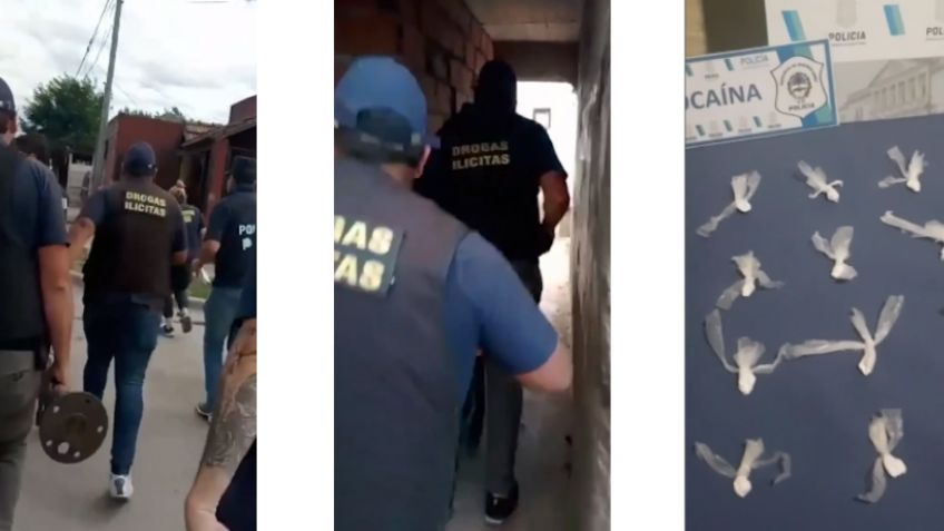 Detienen a dos personas y secuestran drogas en una serie de allanamientos