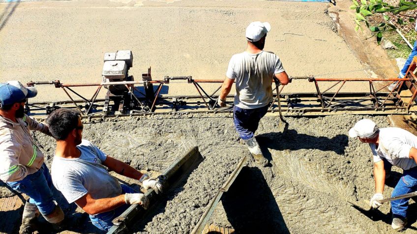 Lunghi resaltó la cantidad de obras de infraestructura en marcha o por comenzar