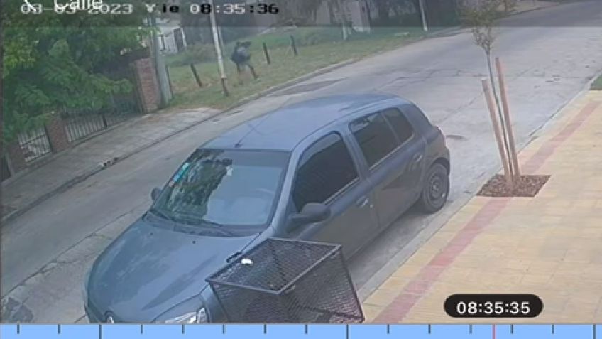 Ladrón robó artículos electrónicos de una vivienda y quedó filmado