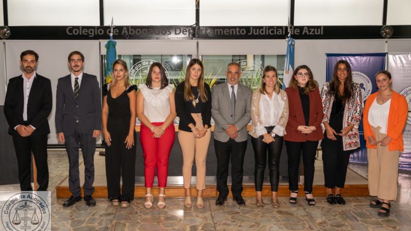 Nuevo acto de jura del Colegio de Abogados de Azul