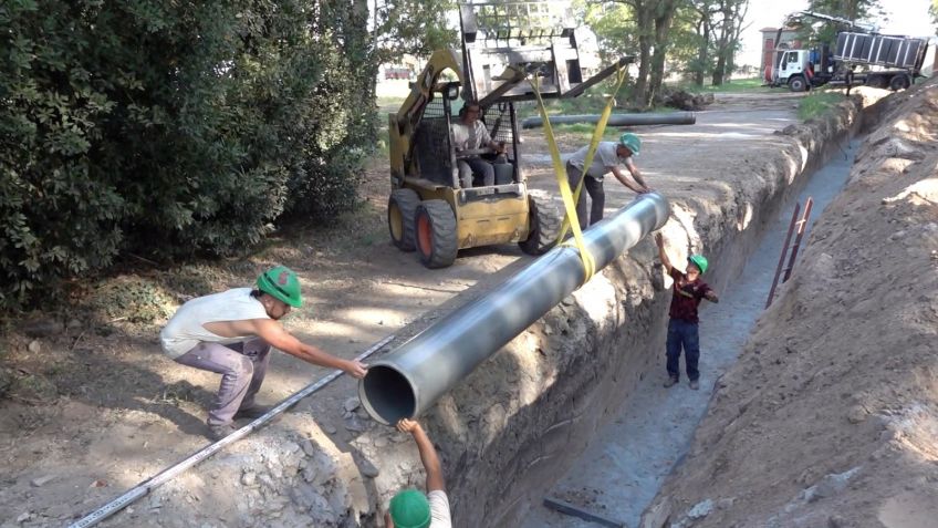 Avanzan las obras en la nueva planta desnitrificadora para mejorar la calidad del agua de Tandil