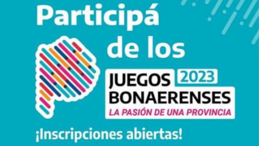 Se encuentra abierta la inscripción a los Juegos Bonaerenses 2023