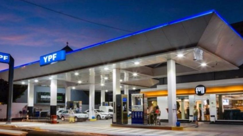 Al igual que Shell, la petrolera YPF aumentó el valor de los combustibles
