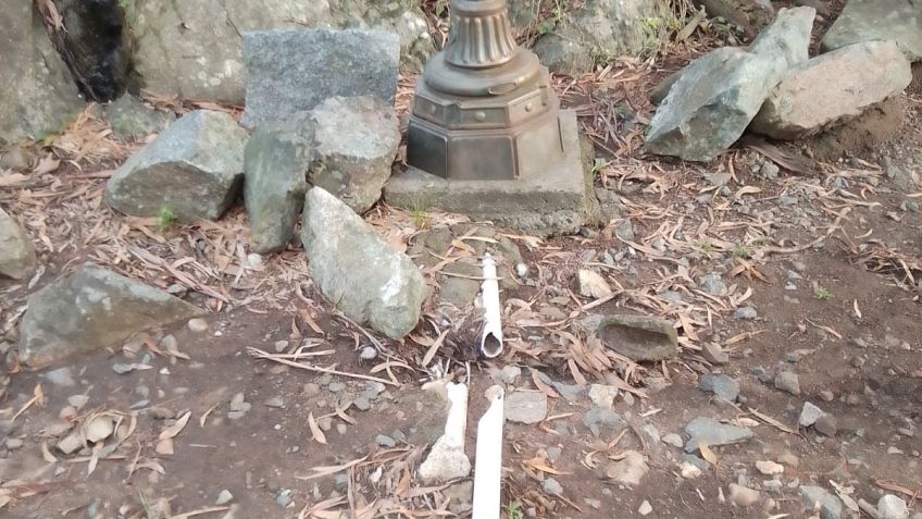 Arreglaron la iluminación de El Calvario y duró solo horas porque volvieron a robar los cables