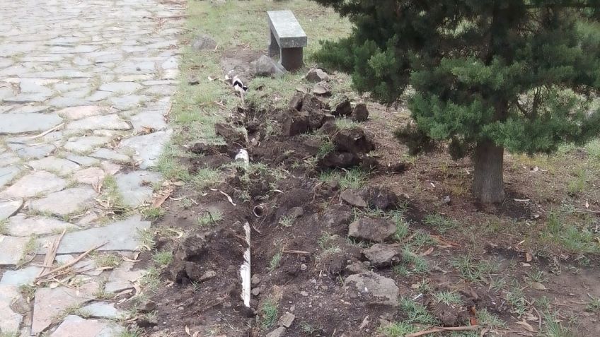 Arreglaron la iluminación de El Calvario y duró solo horas porque volvieron a robar los cables