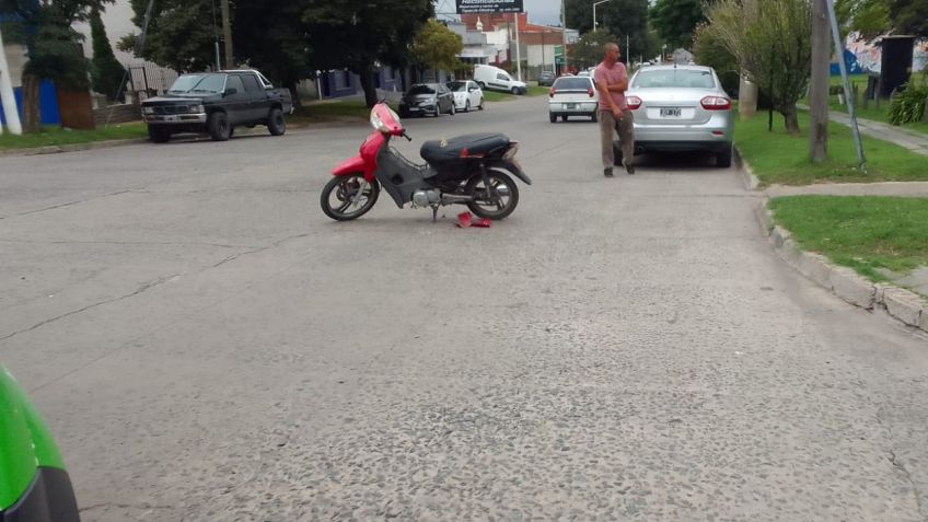 Choque en Juan B. Justo y Riatto