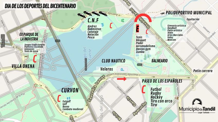 Bicentenario: Trabajan para ultimar detalles del Día de los Deportes 