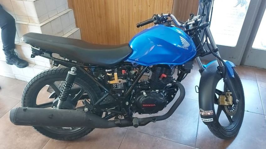 Secuestraron en Azul una moto que había sido robada en febrero en Tandil