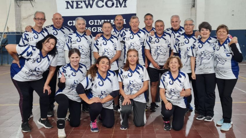 El grupo Serranos de Newcom del club Gimnasia organizó un encuentro Regional
