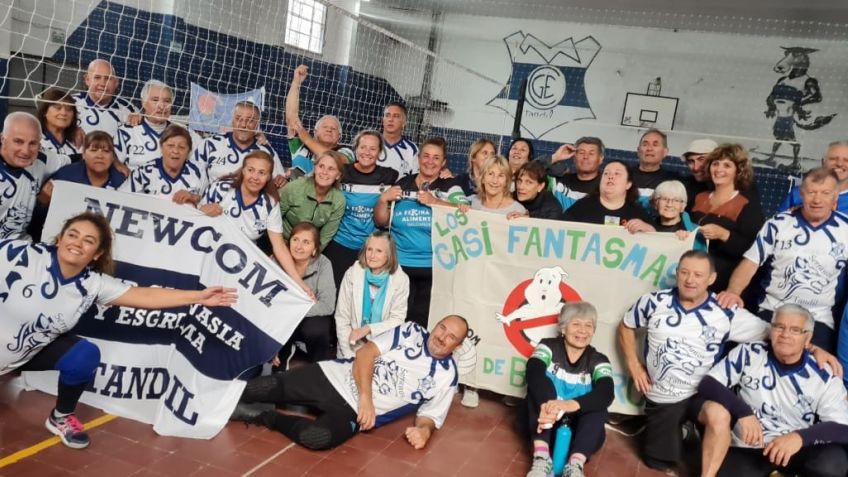 El grupo Serranos de Newcom del club Gimnasia organizó un encuentro Regional