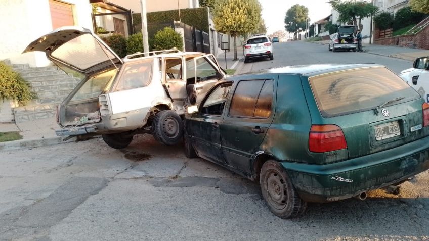 Fuerte choque en Santa María de Oro e Ituzaingó