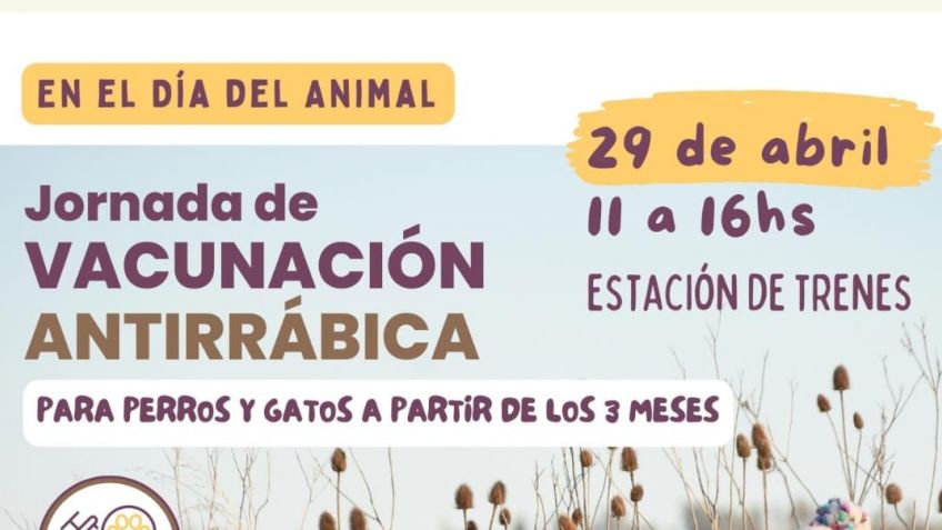 El Municipio e instituciones celebrarán el día del animal en la Estación de Trenes