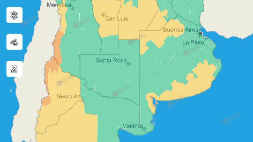 IMAGEN: SERVICIO METEOROLOGICO NACIONAL