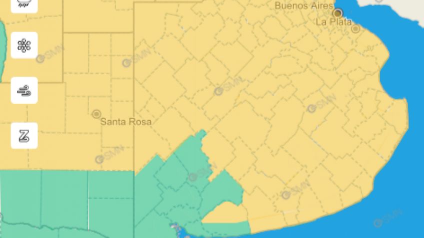 IMAGEN: SERVICIO METEOROLOGICO NACIONAL