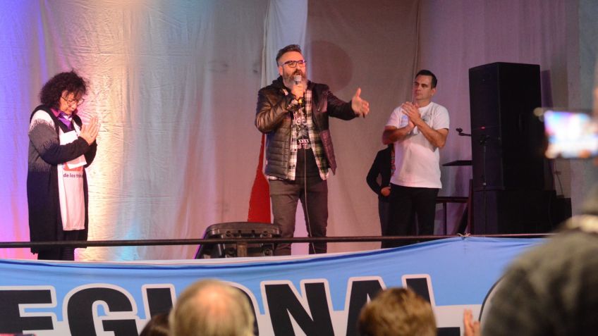 Sindicatos de Tandil celebraron el día del trabajador en Moreno y Arana