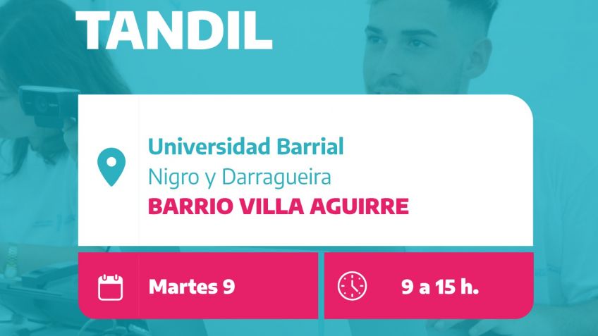 Se llevarán a cabo dos nuevos operativos para tramitar documentación en Tandil