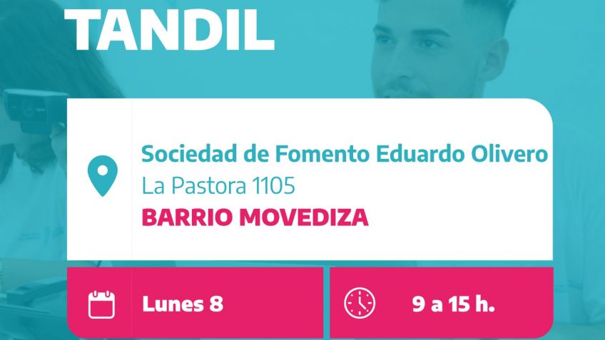 Se llevarán a cabo dos nuevos operativos para tramitar documentación en Tandil