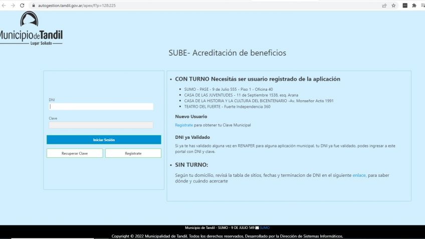 Ya se puede sacar turno para validar los beneficios locales con la SUBE