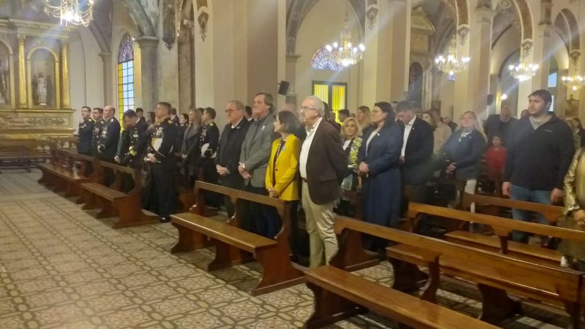 Se realizaron los actos protocolares y el tradicional Tedeum por el 25 de Mayo