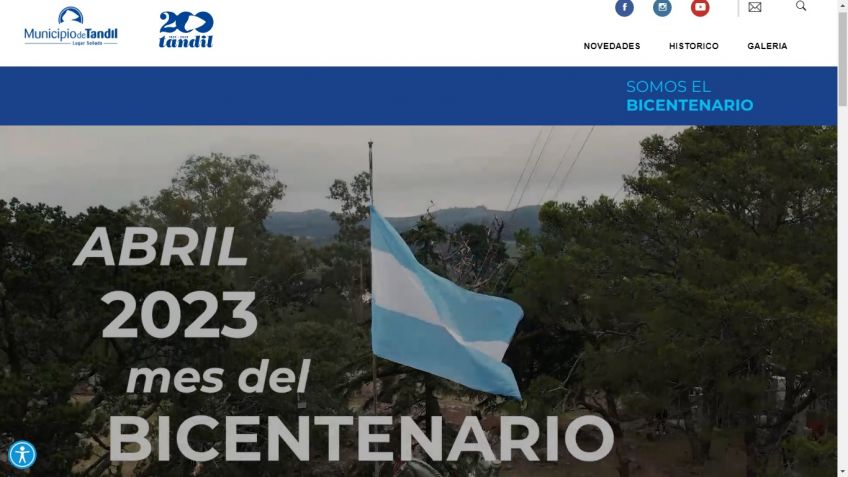 En la página web del Municipio hay un registro fotográfico de todos los actos del Bicentenario