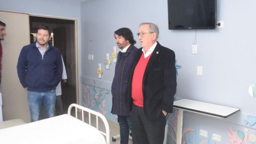 El Hospital de Niños presentó tres habitaciones acondicionadas temáticamente
