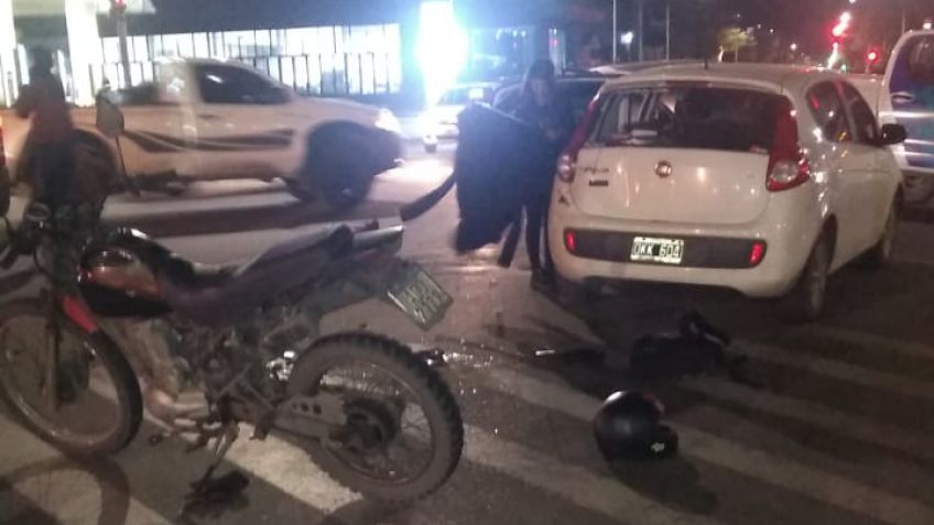Un hombre internado tras choque en Del Valle y Rodríguez