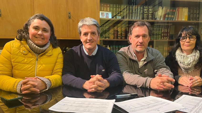 Juana Echezarreta, Marcos Nicolini, Matias Meli y Mariana Allu.