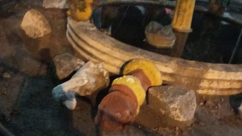 Denuncian vandalismo en la plaza de Uriburu y Rodríguez