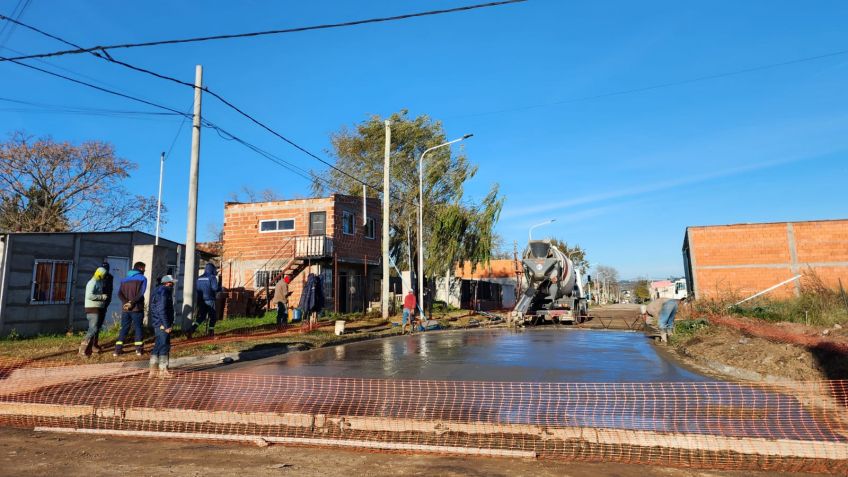 El Municipio avanza con obras de pavimentación